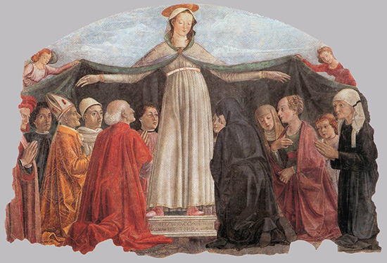 Domenico Ghirlandaio, Vierge de Miséricorde (v.1472)