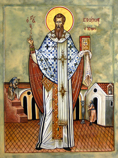 St Basile le Grand, évêque et docteur de l'Eglise