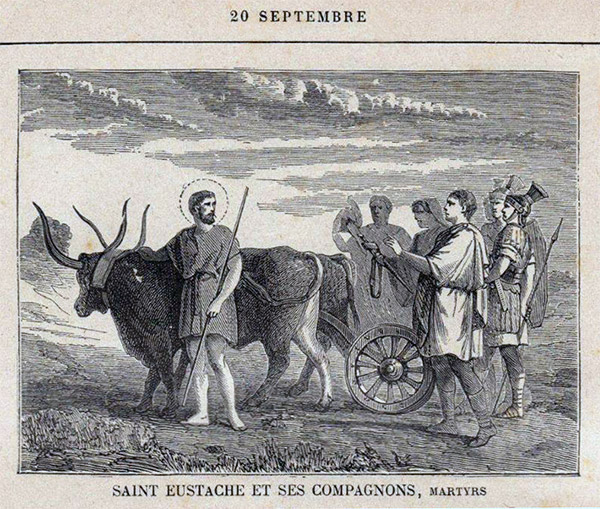 St Eustache et ses compagnons, martyrs