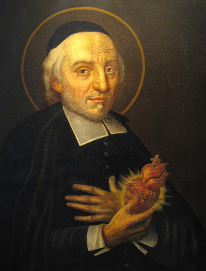 St Jean Eudes, religieux, fondateur de la Société des Coeurs de Jésus et de Marie
