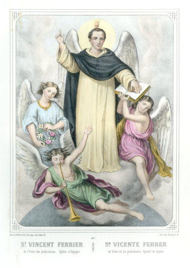 St Vincent Ferrier, religieux (dominicain) confesseur