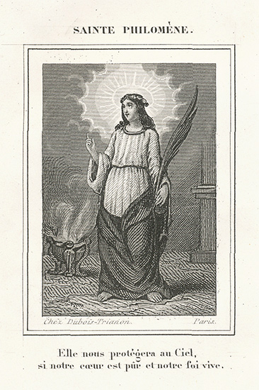 Ste Philomène, vierge martyre