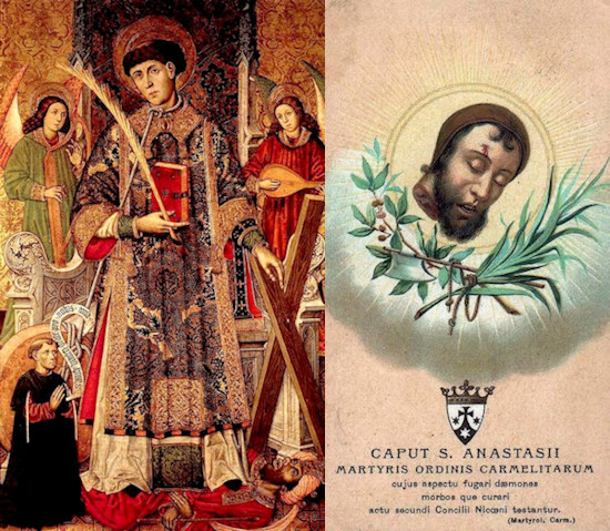 Sts Vincent, diacre martyr, et Anastase, moine martyr
