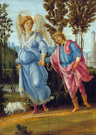 Filippino Lippi (1457-1504), Tobie et l'Ange