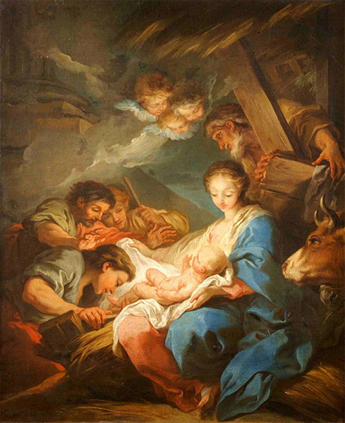 Carle Van Loo (1705-1765), Adoration des Bergers