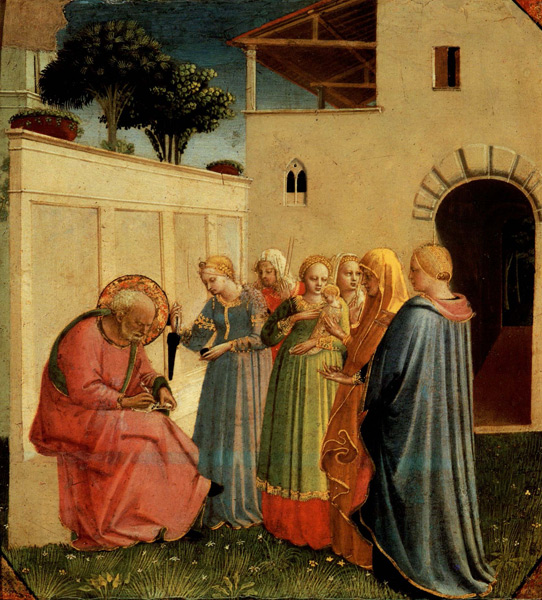 Fra Angelico : Zacharie nomme 'Jean'